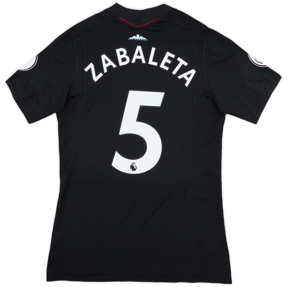 2017-18 West Ham Match Issue Away Shirt Zabaleta #5