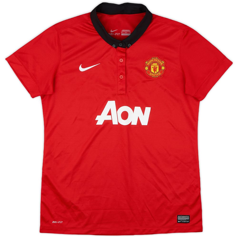 2013-14 Manchester United Home Shirt - 9/10 - (Women's M)