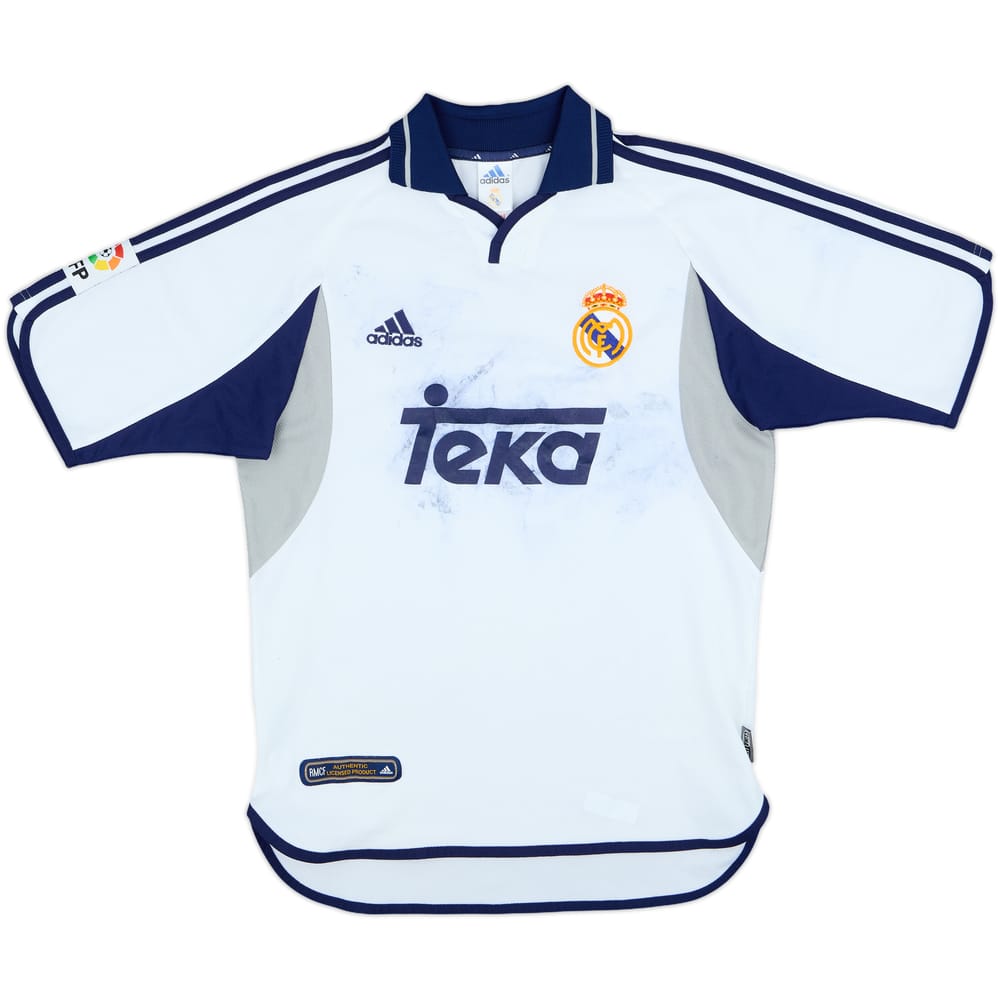 2000-01 Real Madrid Home Shirt - 4/10 - (S)