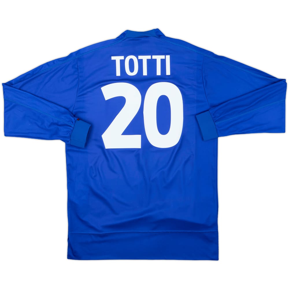 1998-99 Italy Home L/S Shirt Totti #20 - 8/10 - (L)