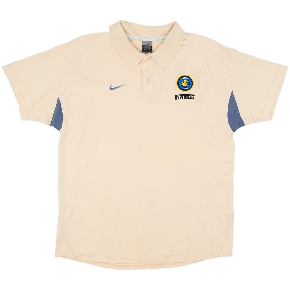 2002-03 Inter Milan Nike Polo Shirt - 7/10 - (L)