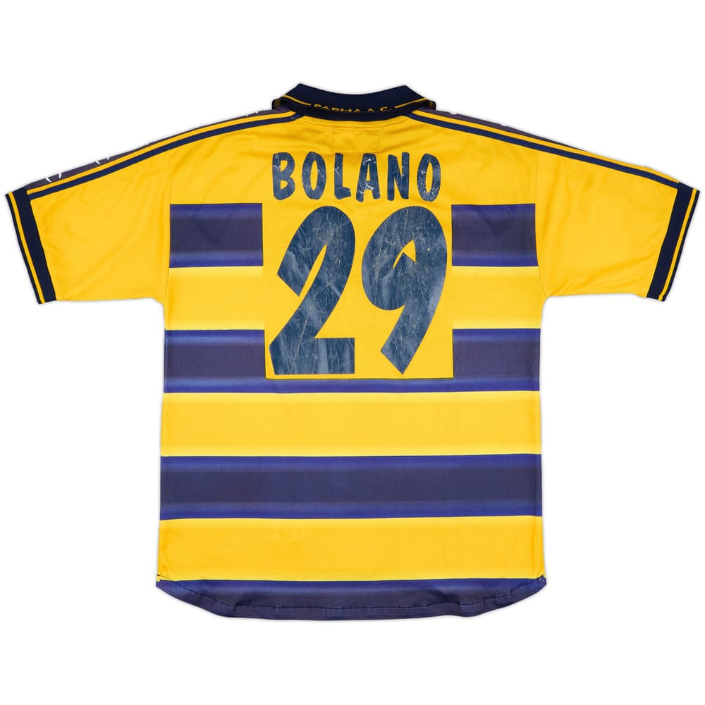 2000-01 Parma Match Issue Home Shirt Bolano #29