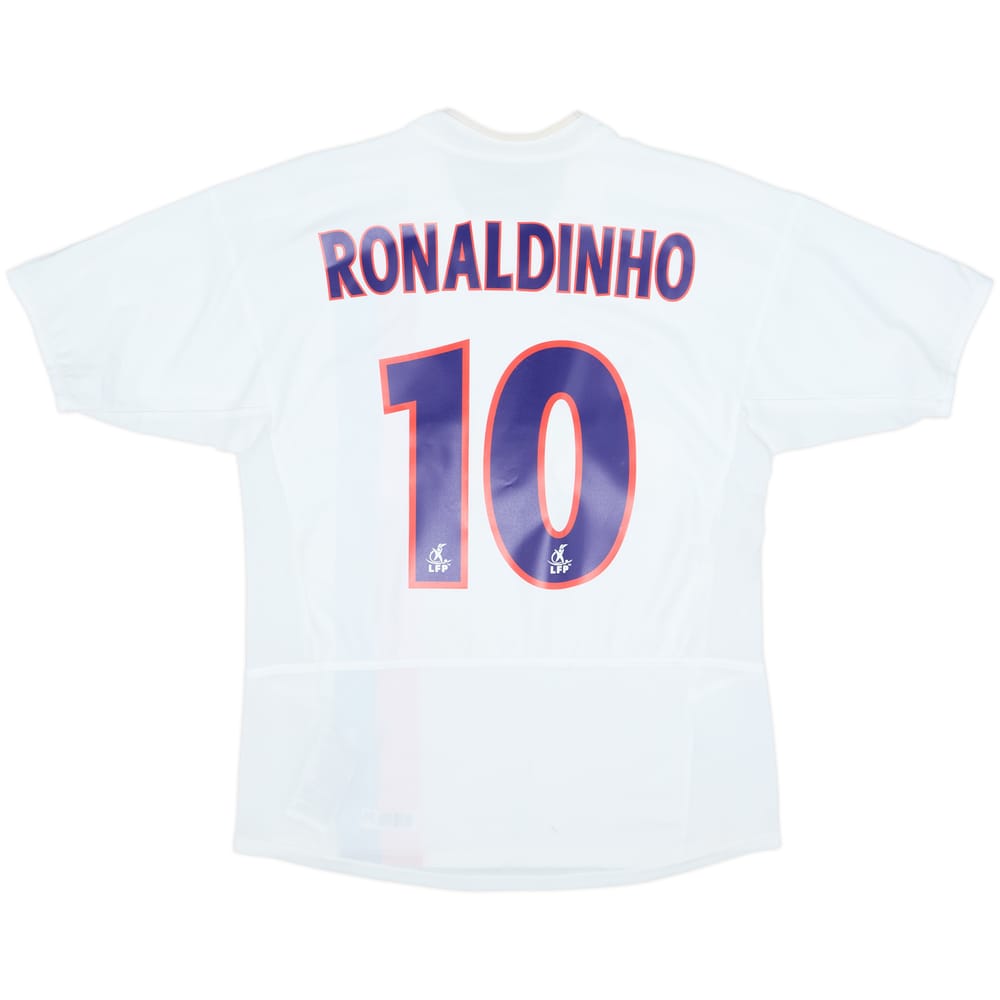 2002-03 Paris Saint-Germain Away Shirt Ronaldinho #10 - 8/10 - (M)
