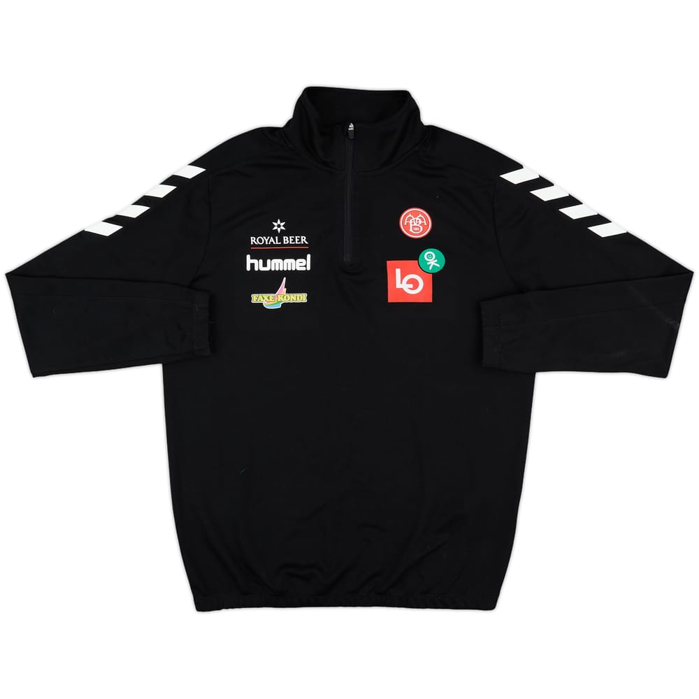 2018-19 Aalborg Hummel 1/4 Zip Drill Top - 7/10 - (S)