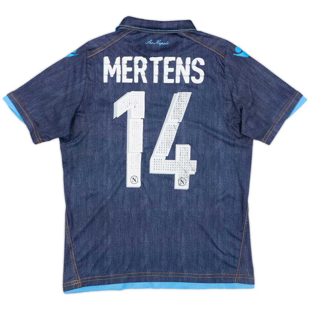 2014-15 Napoli Away Shirt Mertens #14 - 6/10 - (XL.Boys)