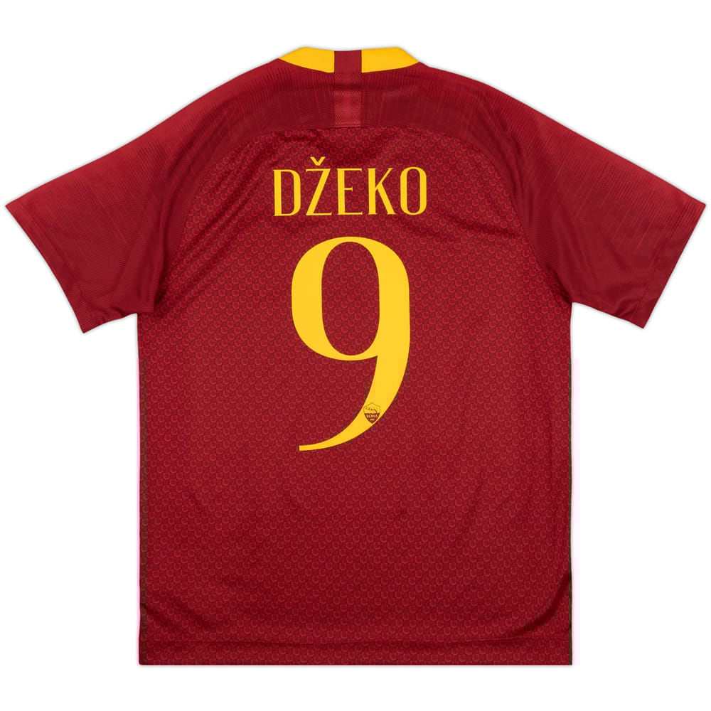 2018-19 Roma Home Shirt Dzeko #9 - 10/10 - (M)