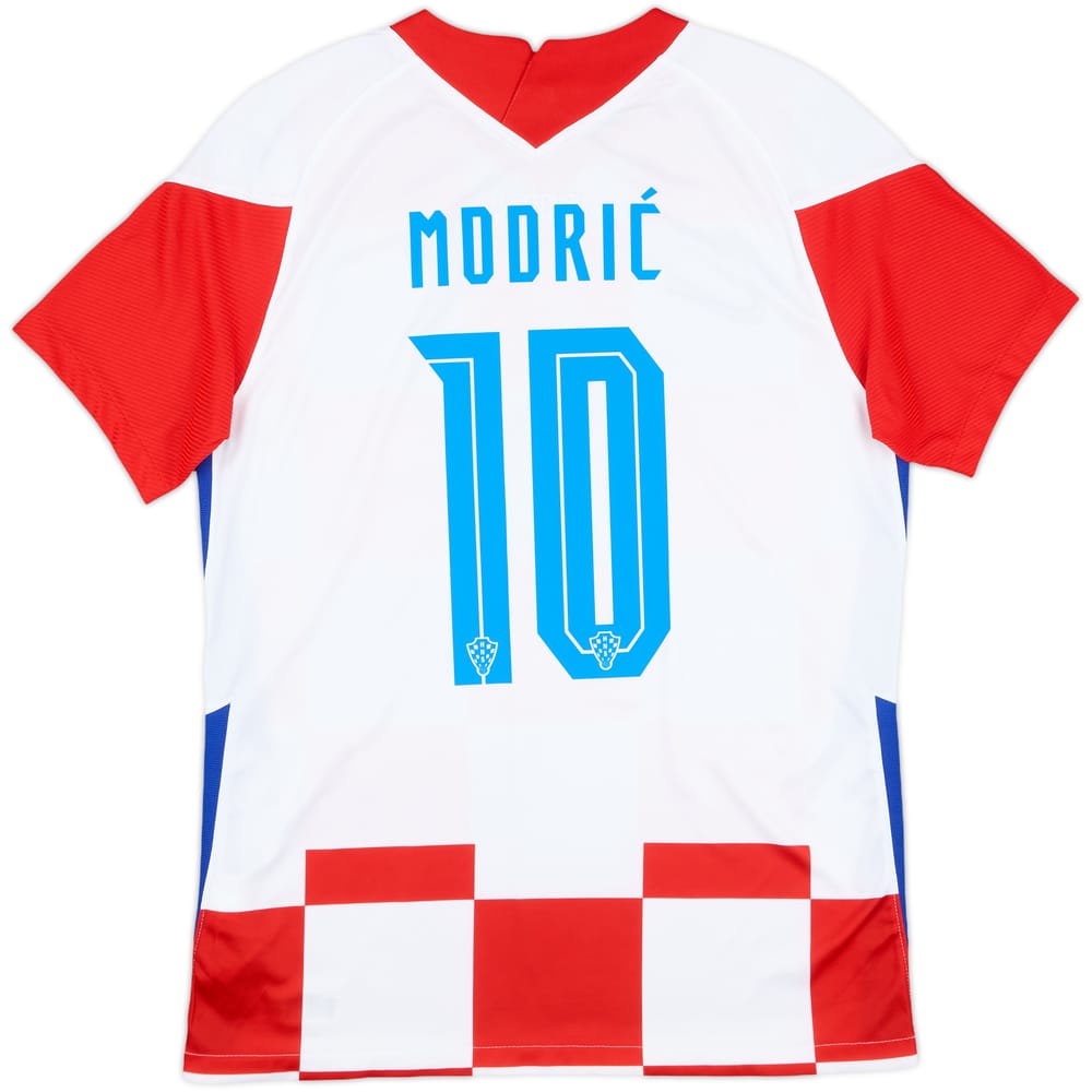 2020-21 Croatia Home Shirt Modric #10 - 8/10 - (M)