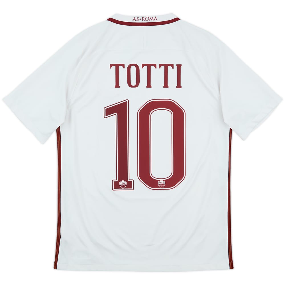 2016-17 Roma Away Shirt Totti #10 - 8/10 - (M)