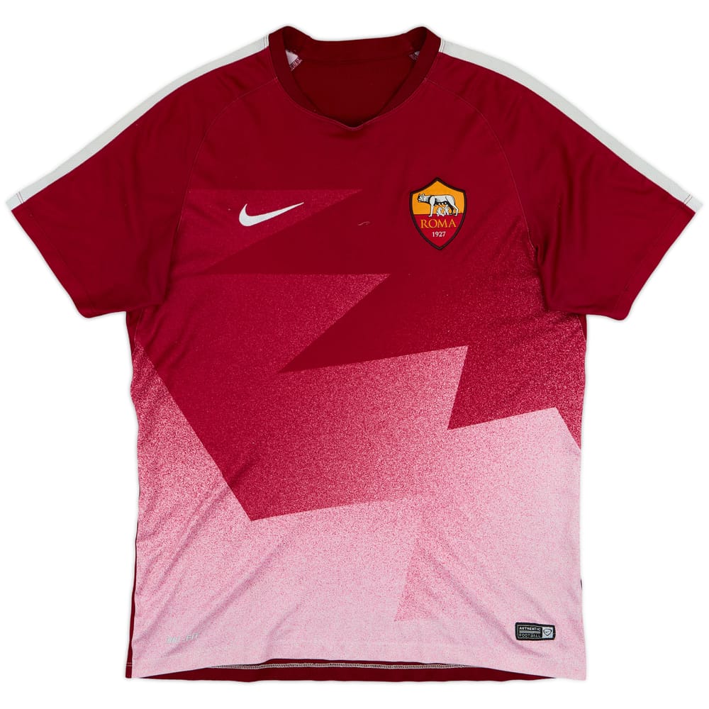 2015-16 Roma Nike Training Shirt - 8/10 - (M)
