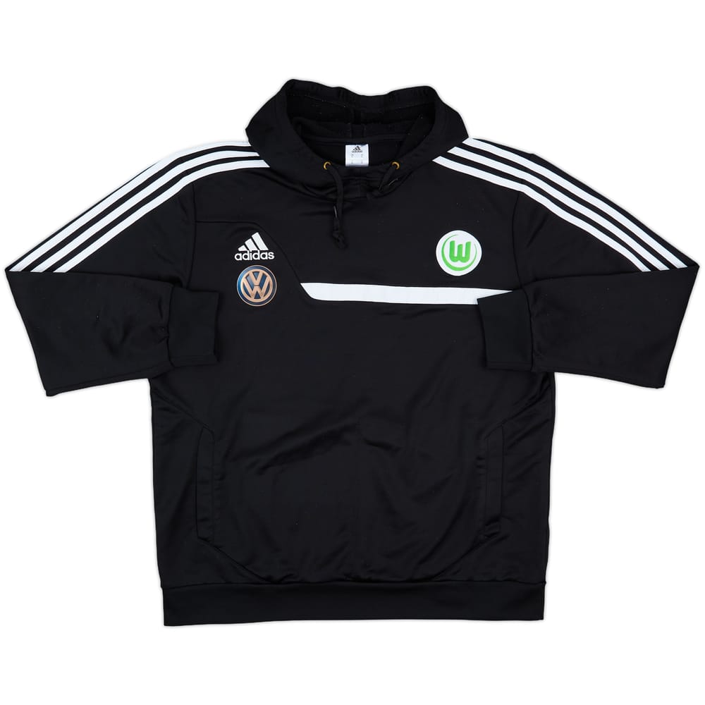 2013-14 Wolfsburg adidas Hooded Sweat Top - 6/10 - (XL)
