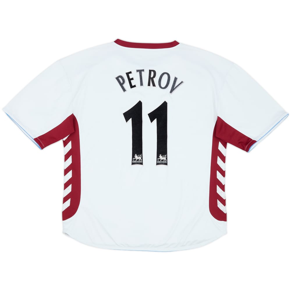 2006-07 Aston Villa Away Shirt Petrov #11 - 6/10 - (L)