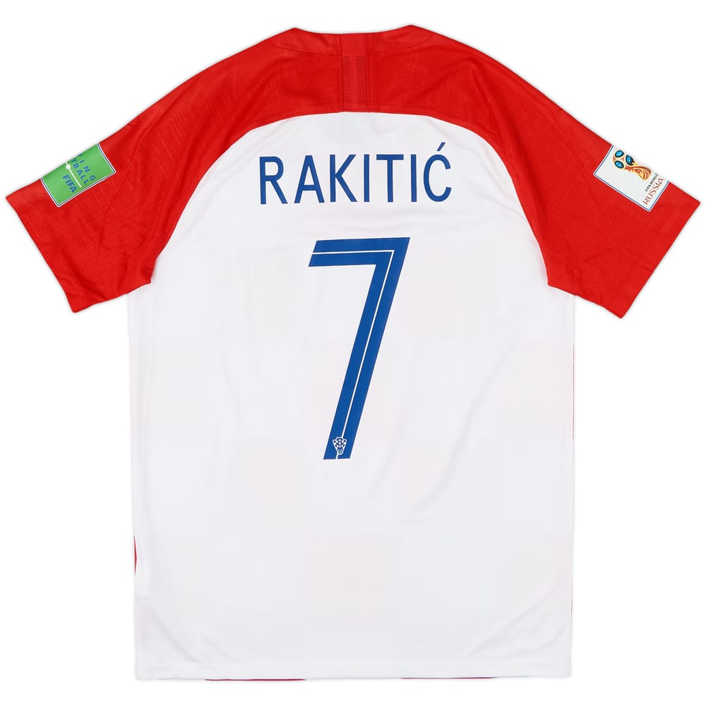 2018-19 Croatia Home Shirt Rakitic #7 - 7/10 - (M)