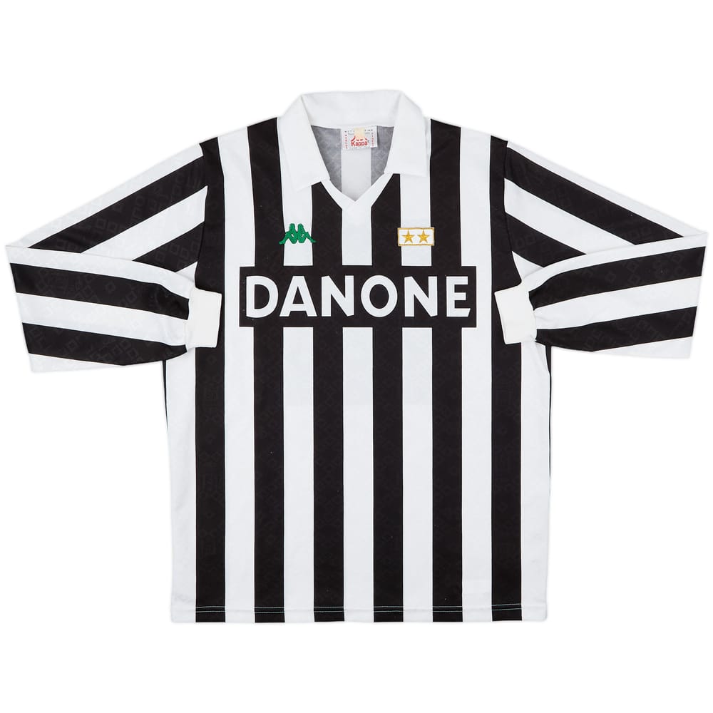 1992-94 Juventus Home L/S Shirt - 8/10 - (L)