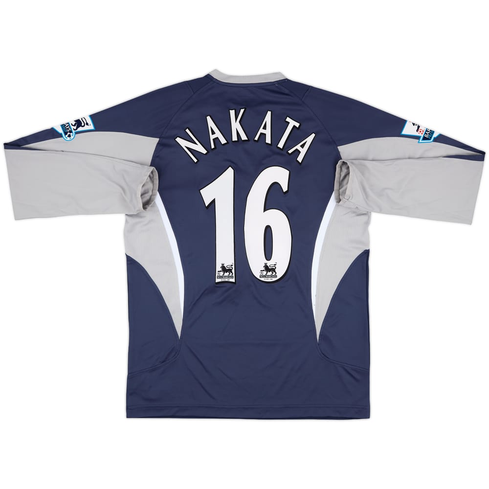 2005-06 Bolton Away L/S Shirt Nakata #16 - 7/10 - (M)