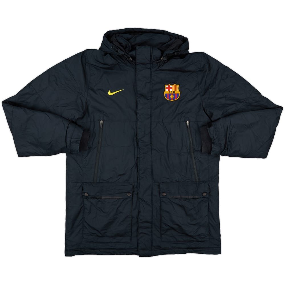 2013-14 Barcelona Nike Hooded Padded Rain Jacket - 6/10 - (L)