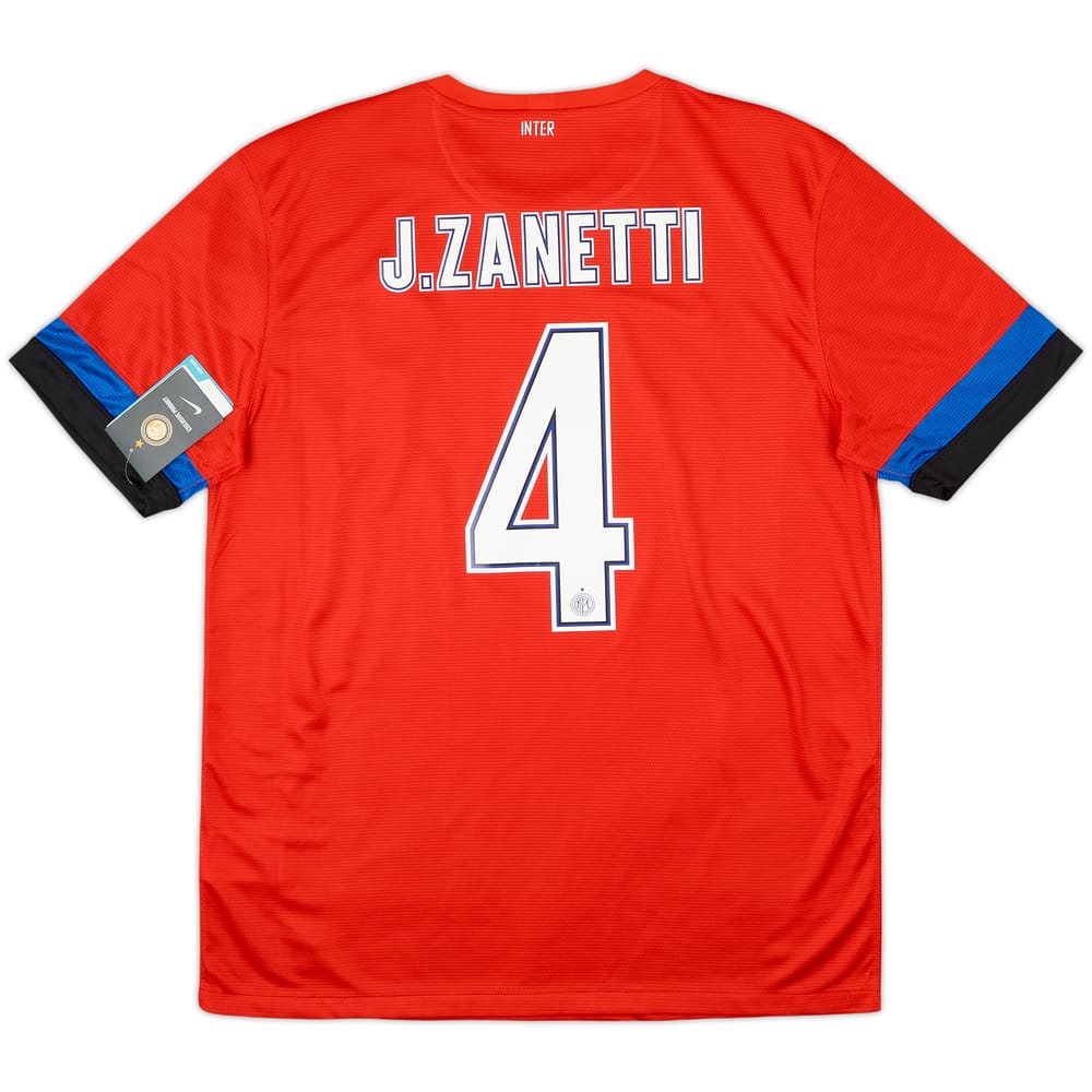 2012-13 Inter Milan Away Shirt J. Zanetti #4 (L)