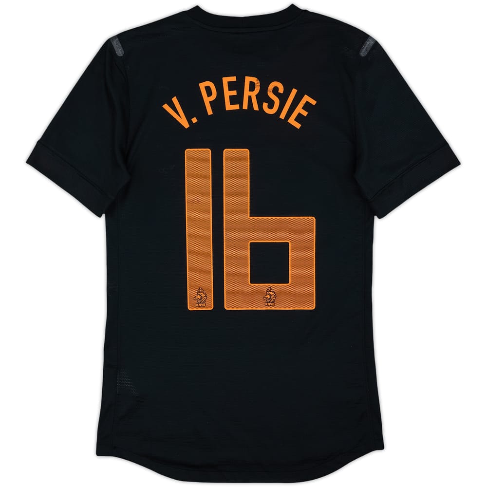 2012-13 Netherlands Authentic Away Shirt V. Persie #16 - 5/10 - (S)