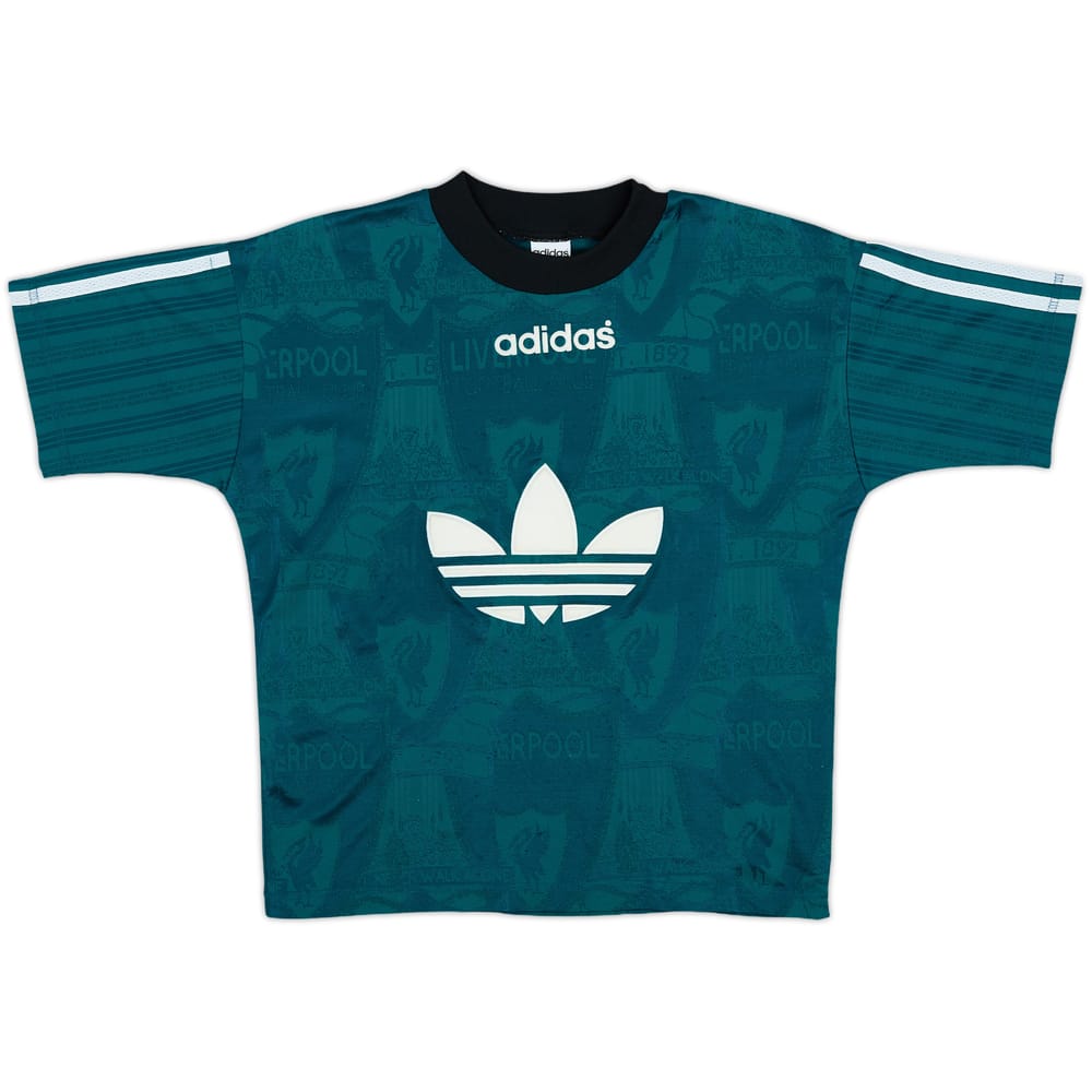 1995-96 Liverpool adidas Training Shirt - 7/10 - (XS)