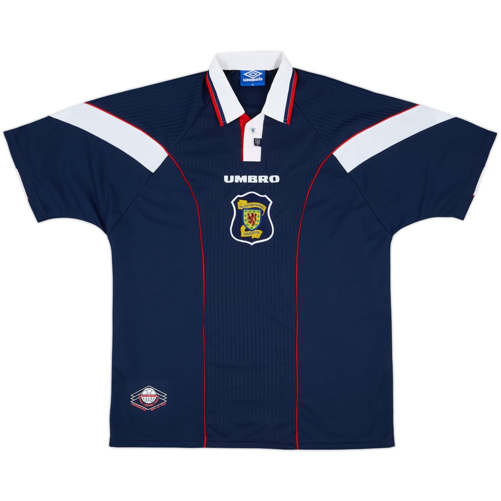 1996-98 Scotland Home Shirt - 8/10 - (XL)