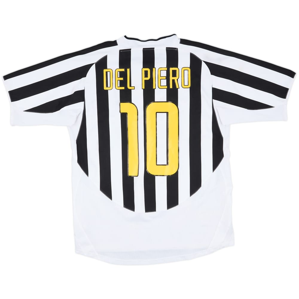 2003-04 Juventus Home Shirt Del Piero #10 - 9/10 - (L)