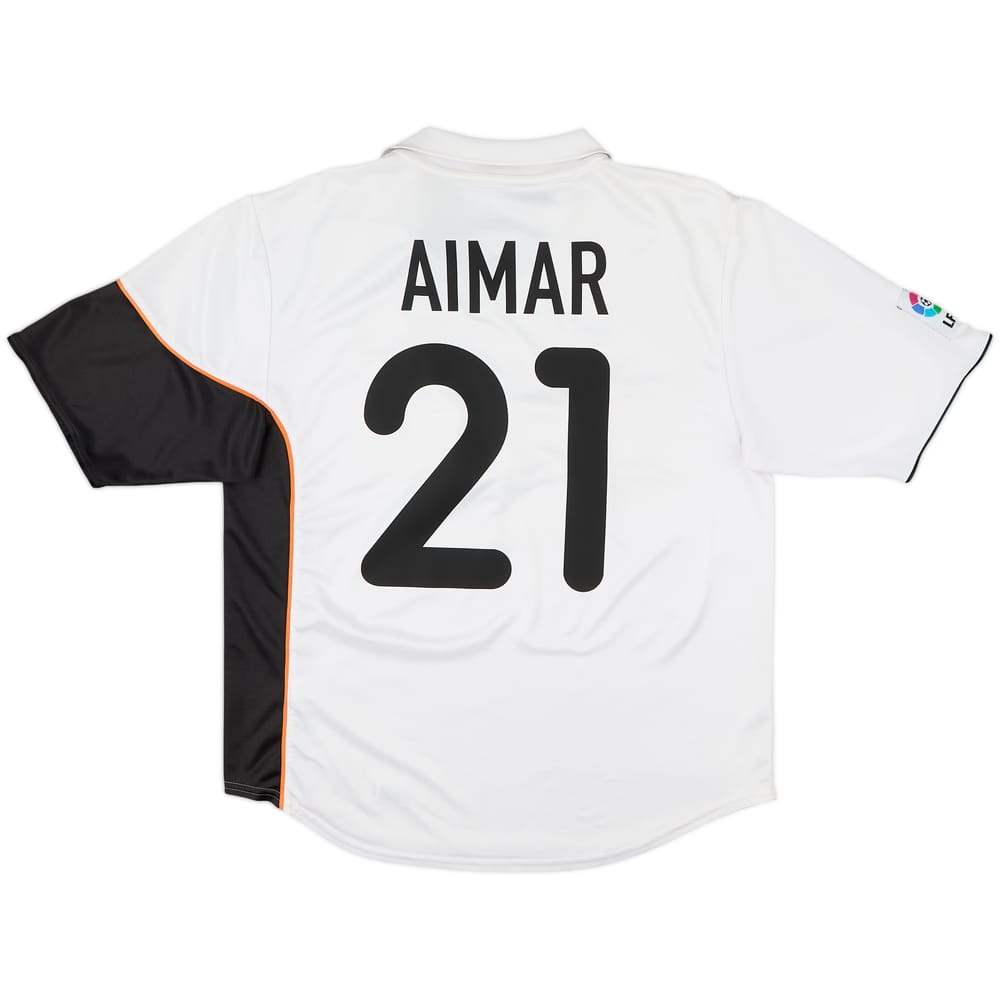 2001-02 Valencia Home Shirt Aimar #21 - 5/10 - (M)