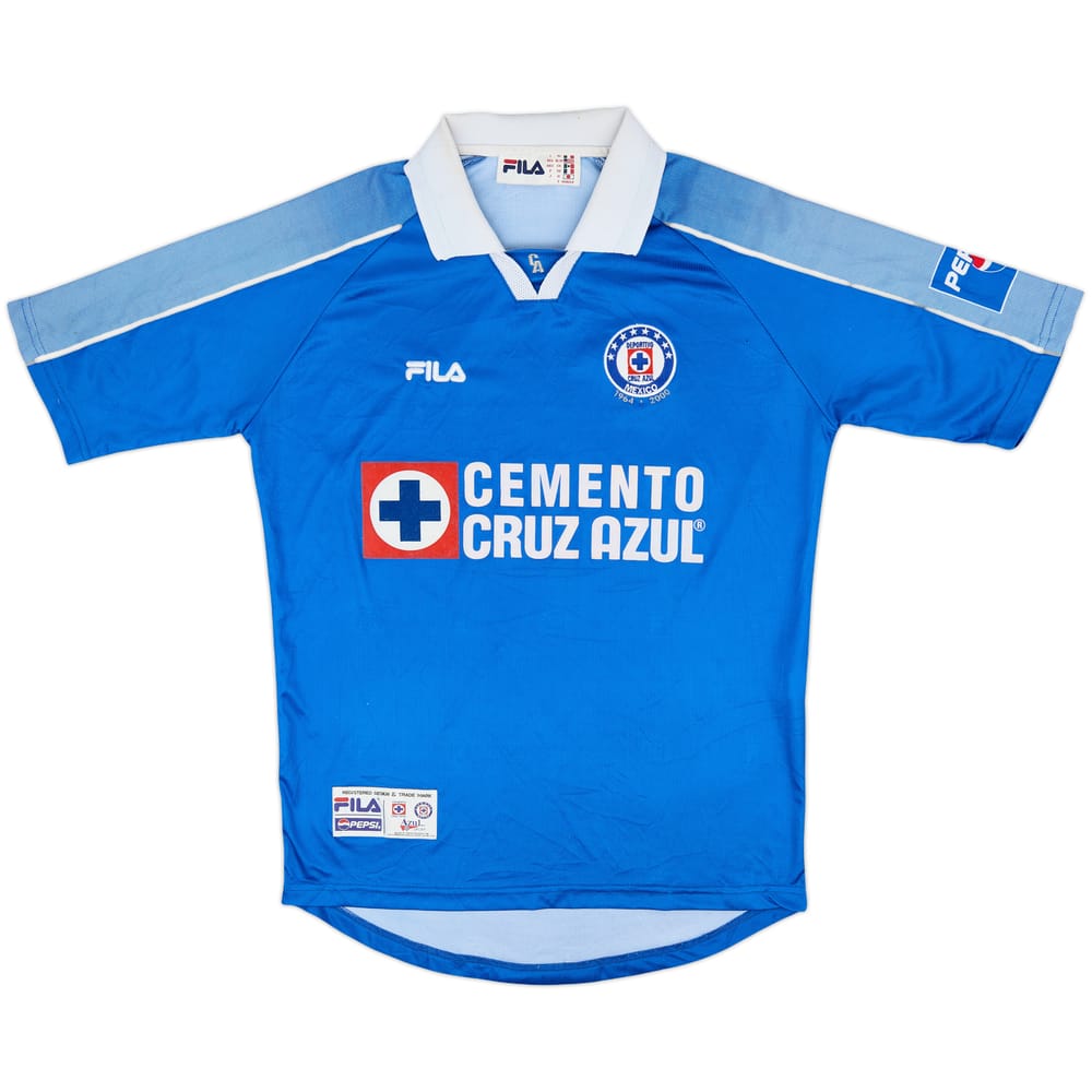 2000-02 Cruz Azul Home Shirt - 9/10 - (L)