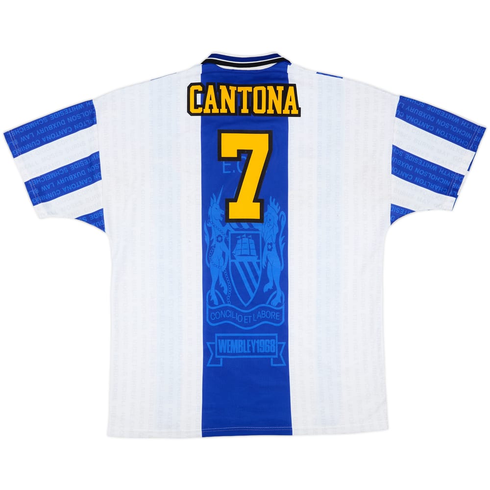 1994-96 Manchester United Third Shirt Cantona #7 - 8/10 - (XL)