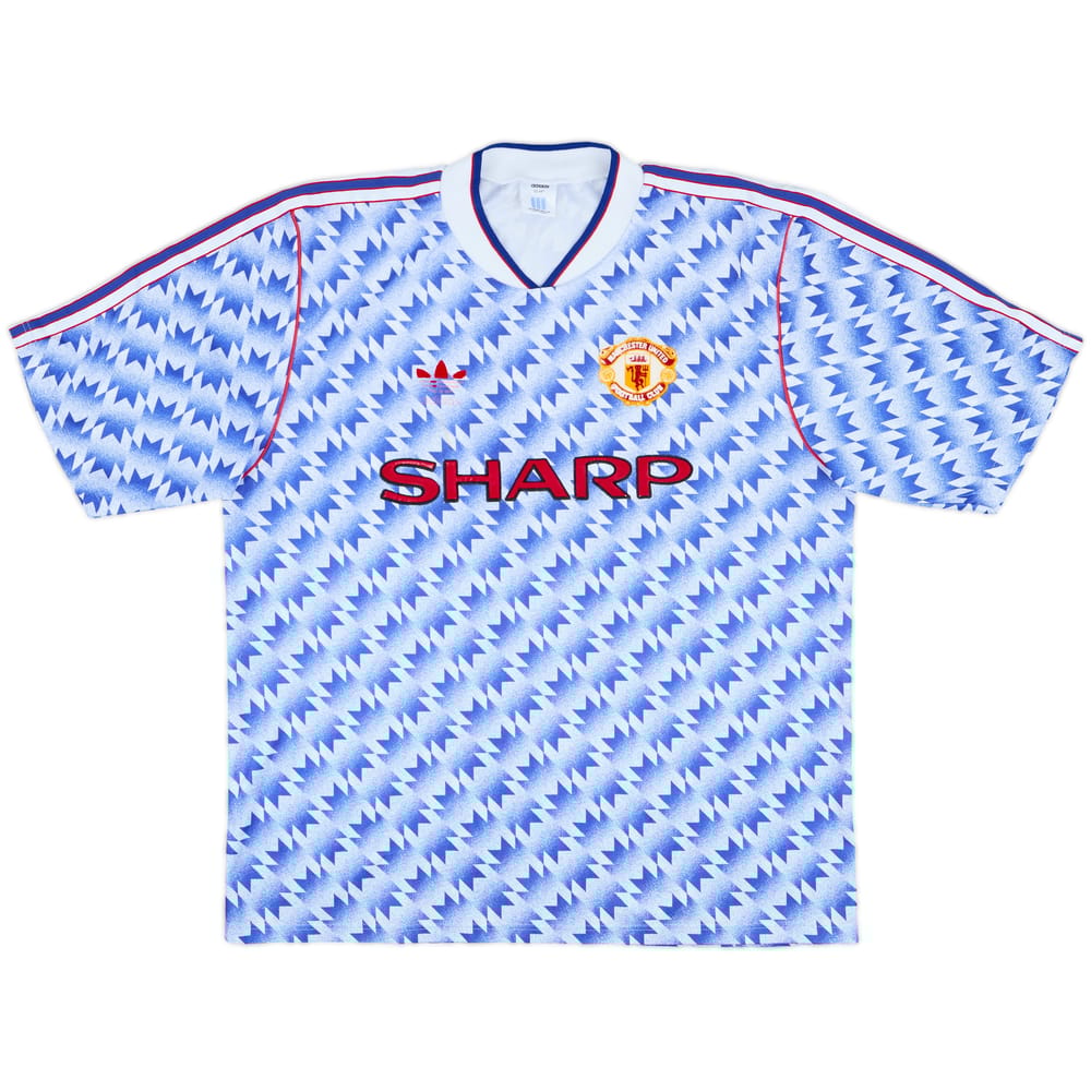 1990-92 Manchester United Away Shirt - 5/10 - (L)