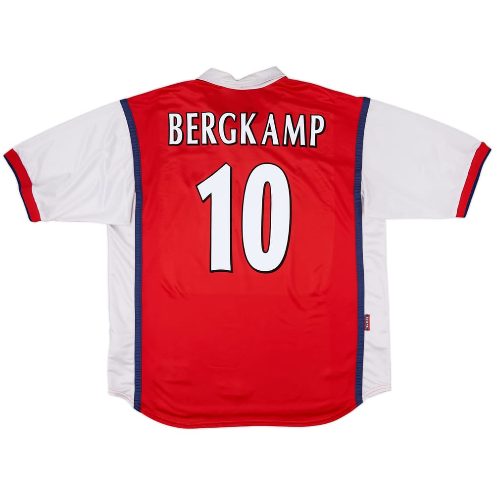 1998-99 Arsenal Home Shirt Bergkamp #10 - 7/10 - (XXL)