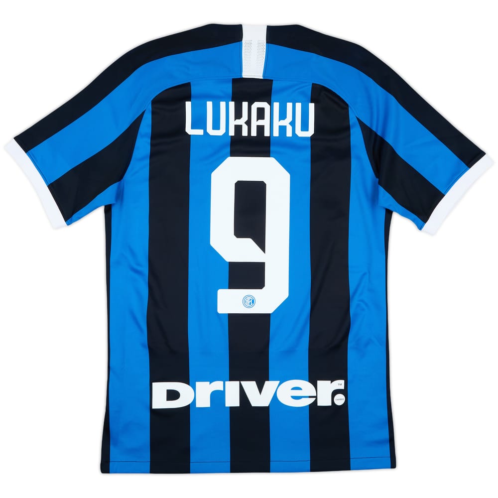 2019-20 Inter Milan Home Shirt Lukaku #9 - 10/10 - (S)
