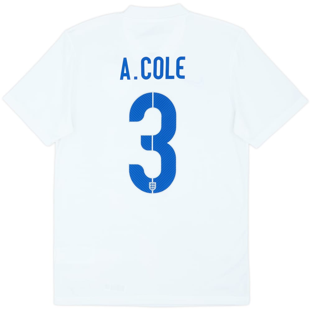 2014-15 England Home Shirt A.Cole #3 - 8/10 - (S)