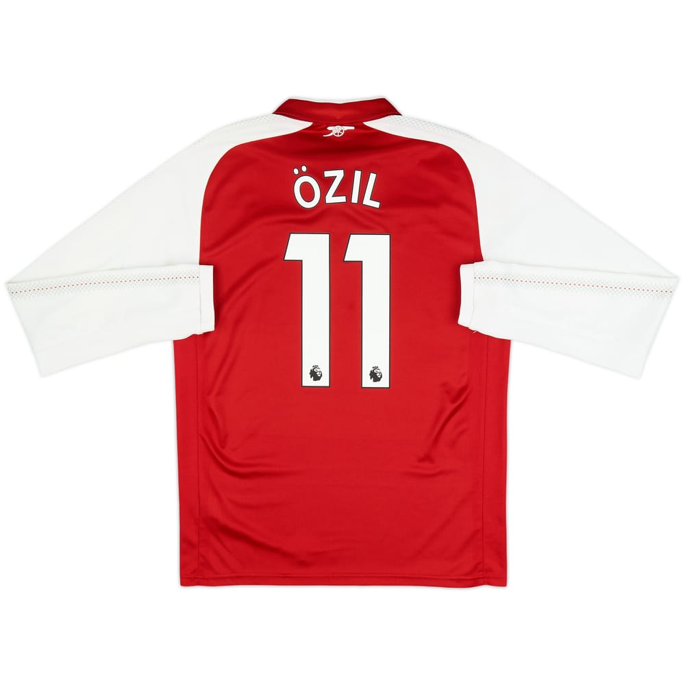 2017-18 Arsenal Home L/S Shirt Ozil #11 - 9/10 - (M)