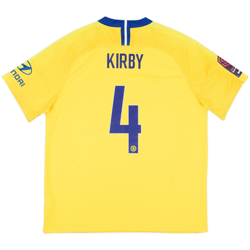 2018-19 Chelsea Womens Away Shirt Kirby #4 - 9/10 - (Men's XL)