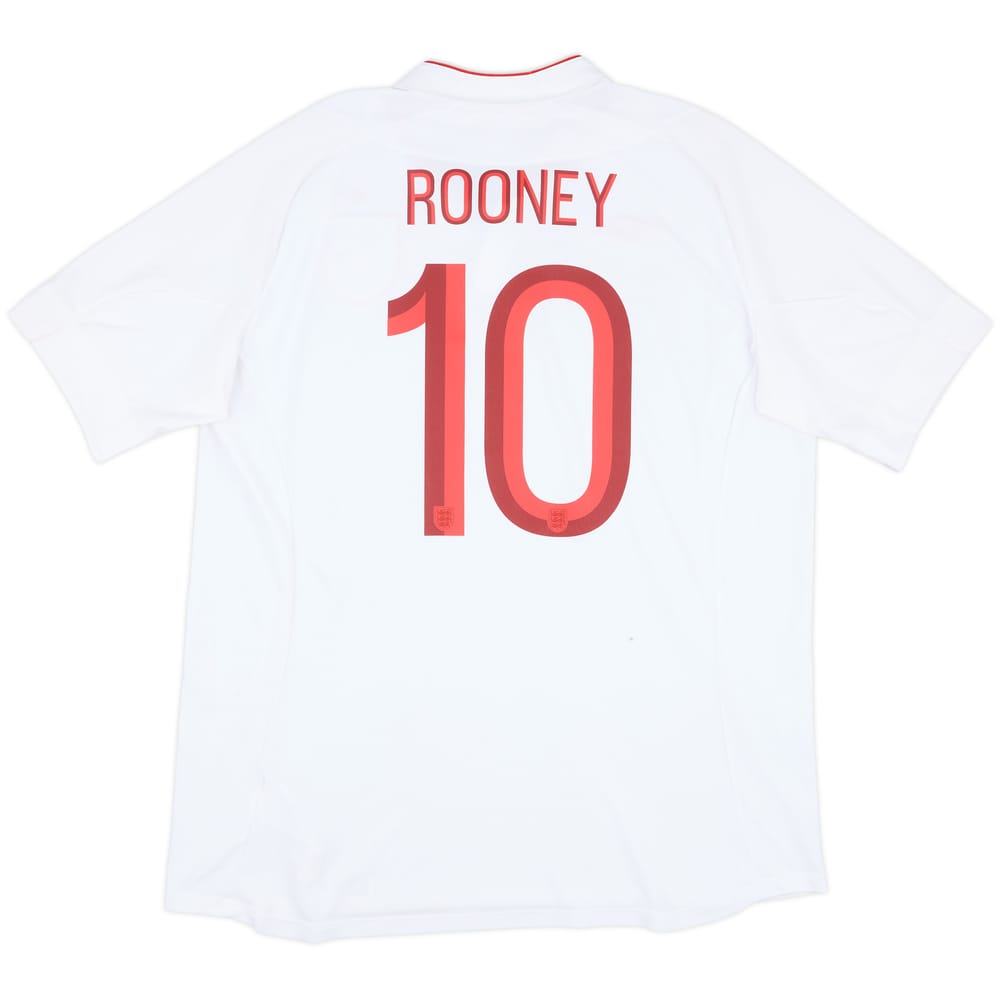 2012-13 England Home Shirt Rooney #10 - 7/10 - (XL)
