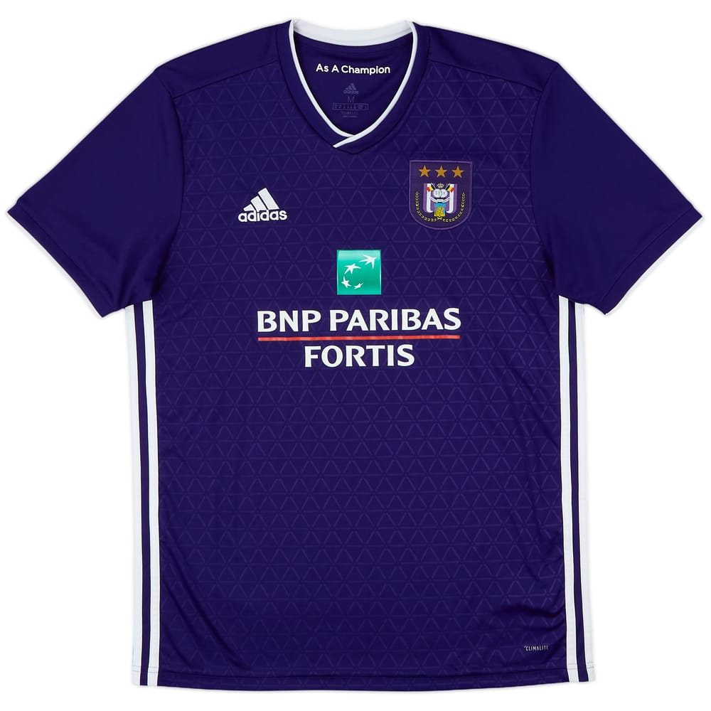 2018-19 Anderlecht Home Shirt - 10/10 - (M)