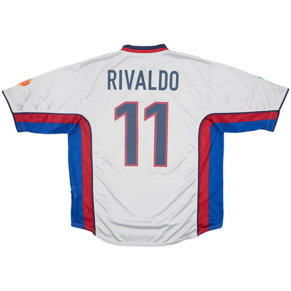 1998-01 Barcelona Away Shirt Rivaldo #11 - 6/10 - (XL)