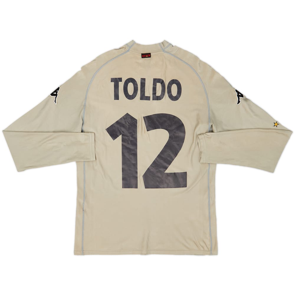 2000 Italy GK Shirt Toldo #12 - 5/10 - (L)