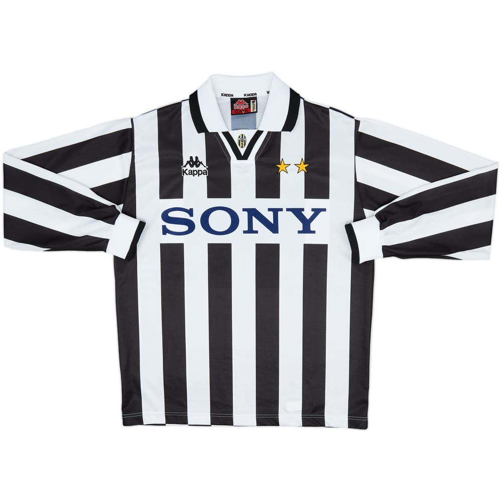 1995-97 Juventus Home L/S Shirt - 10/10 - (S)