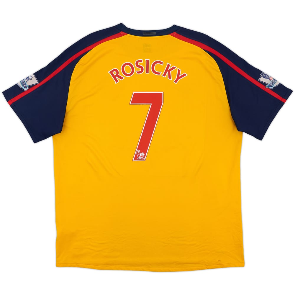 2008-09 Arsenal Away Shirt Rosicky #7 - 5/10 - (XXL)
