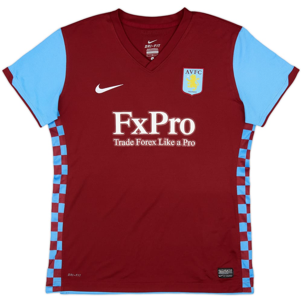 2010-11 Aston Villa Home Shirt - 8/10 - (Women's L)