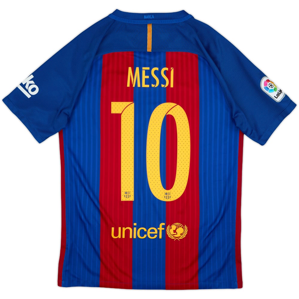 2016-17 Barcelona Home Shirt Messi #10 - 7/10 - (S)