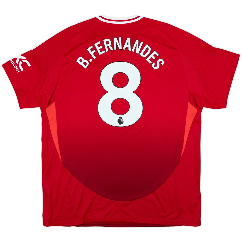 2024-25 Manchester United Home Shirt B.Fernandes #8 - 8/10 - (XXL)