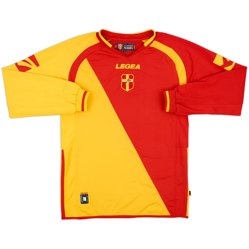 2005-06 Messina Away L/S Shirt - 9/10 - (L)