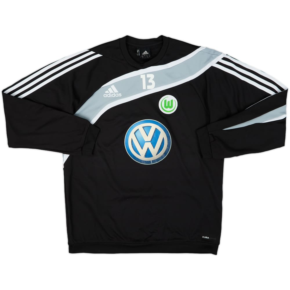 2009-10 Wolfsburg adidas Player Issue Sweat Top #13 - 6/10 - (L)
