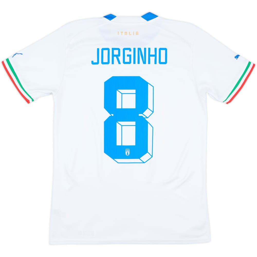 2022-23 Italy Away Shirt Jorginho #8 - 8/10 - (L)