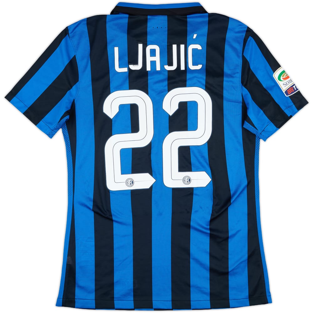 2015-16 Inter Milan Match Issue Home Shirt Ljajic #22