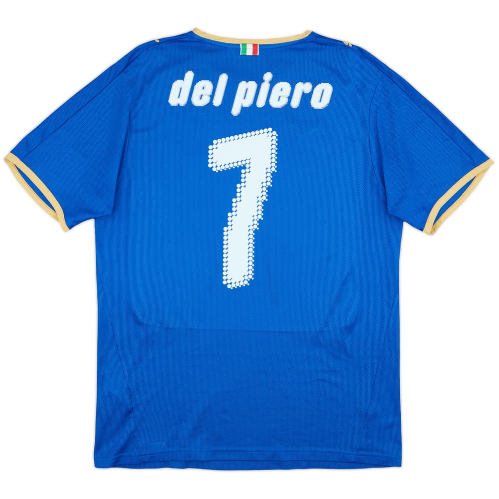 2007-08 Italy Home Shirt Del Piero #7 - 10/10 - (M)