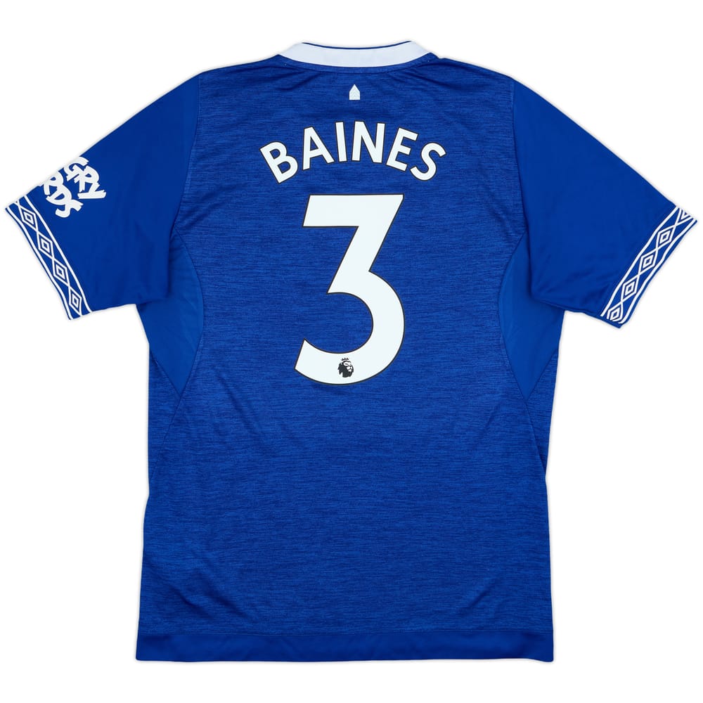 2018-19 Everton Home Shirt Baines #3 - 9/10 - (L)