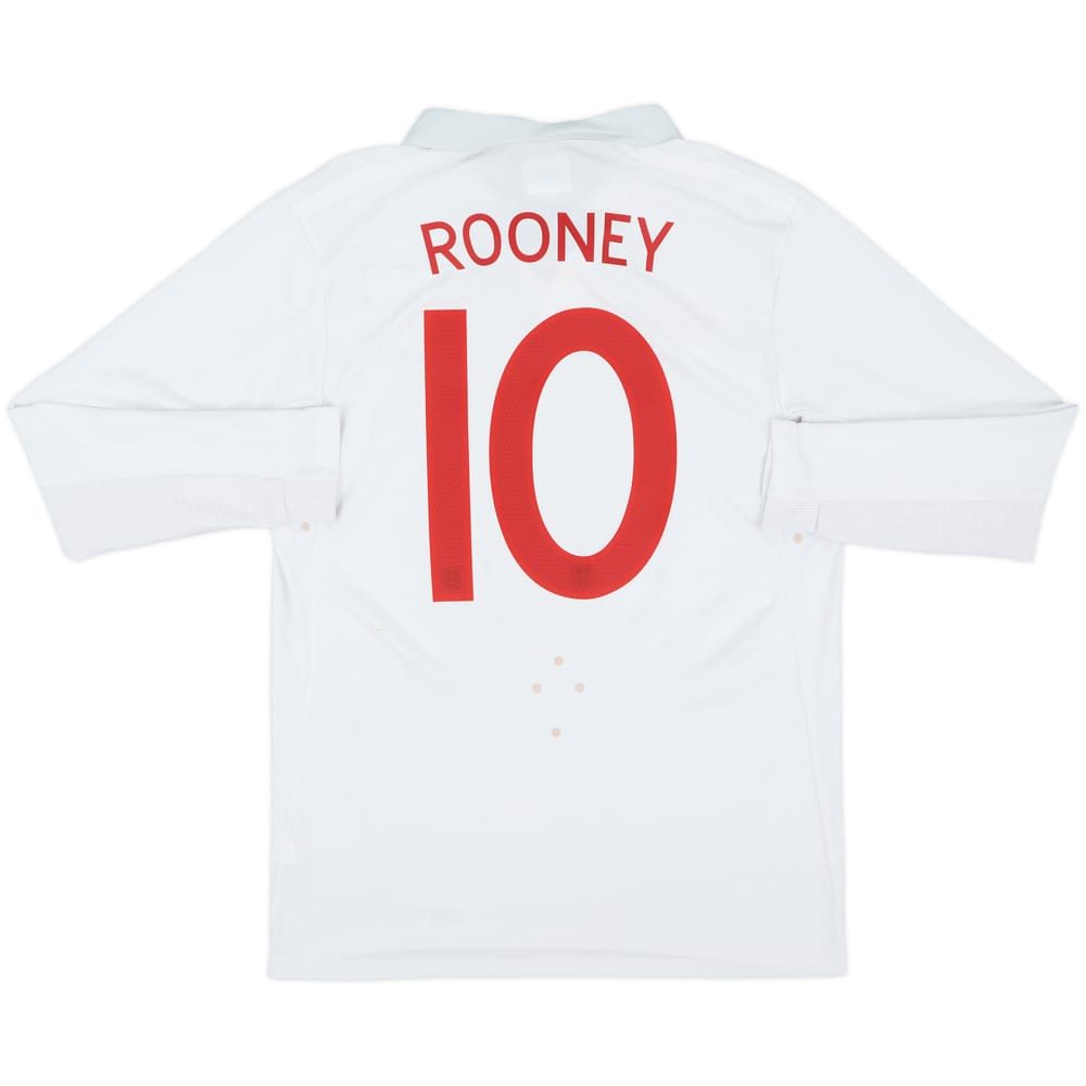 2009-10 England Home Shirt Rooney #10 - 7/10 - (M)