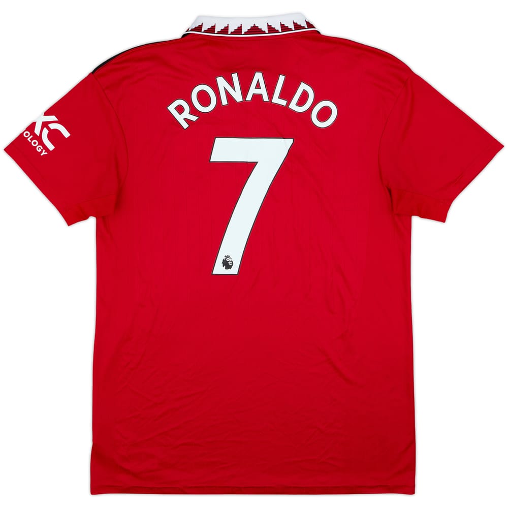 2022-23 Manchester United Home Shirt Ronaldo #7 - 6/10 - (L)